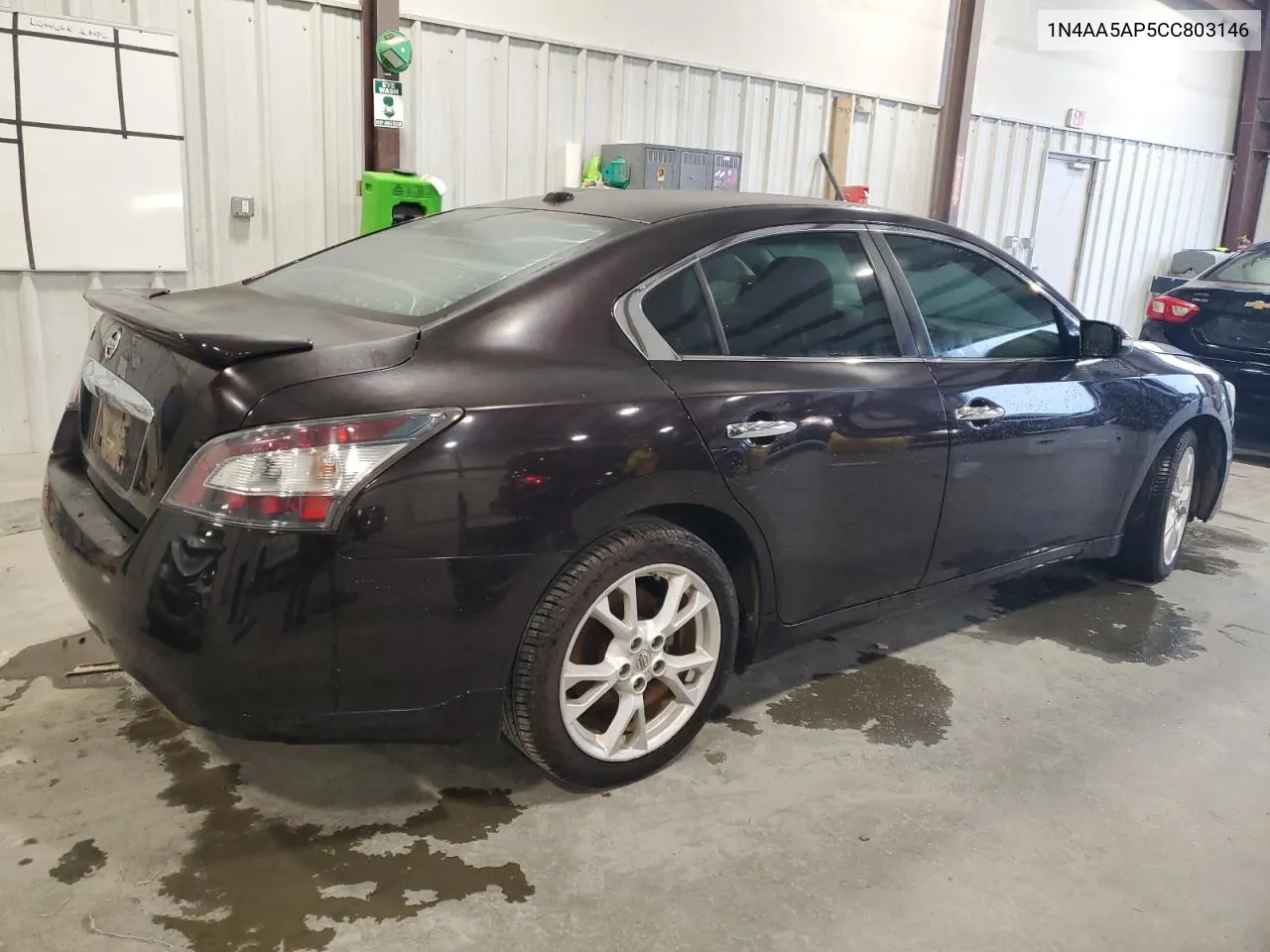 2012 Nissan Maxima S VIN: 1N4AA5AP5CC803146 Lot: 80727804