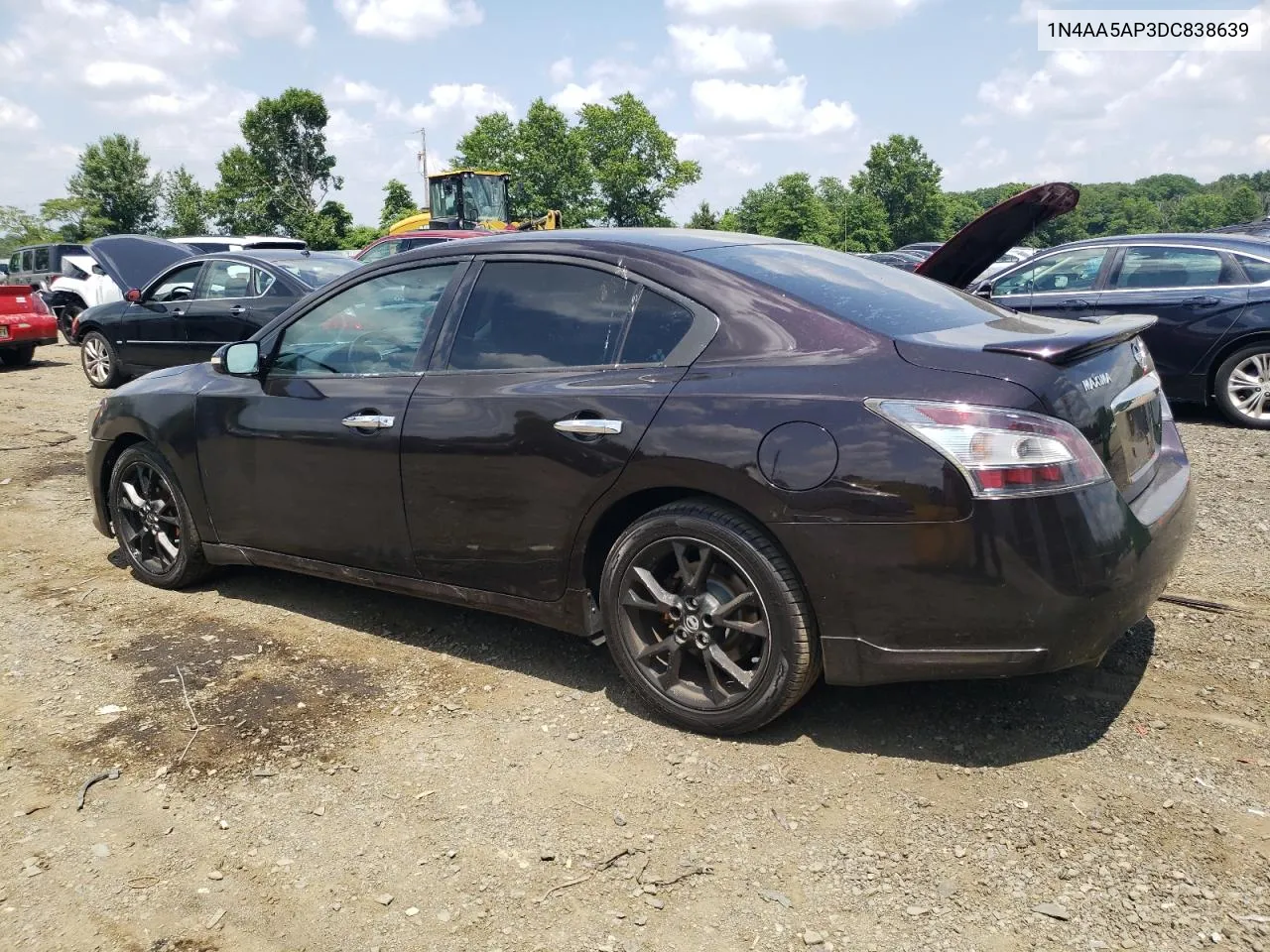 2013 Nissan Maxima S VIN: 1N4AA5AP3DC838639 Lot: 59569084