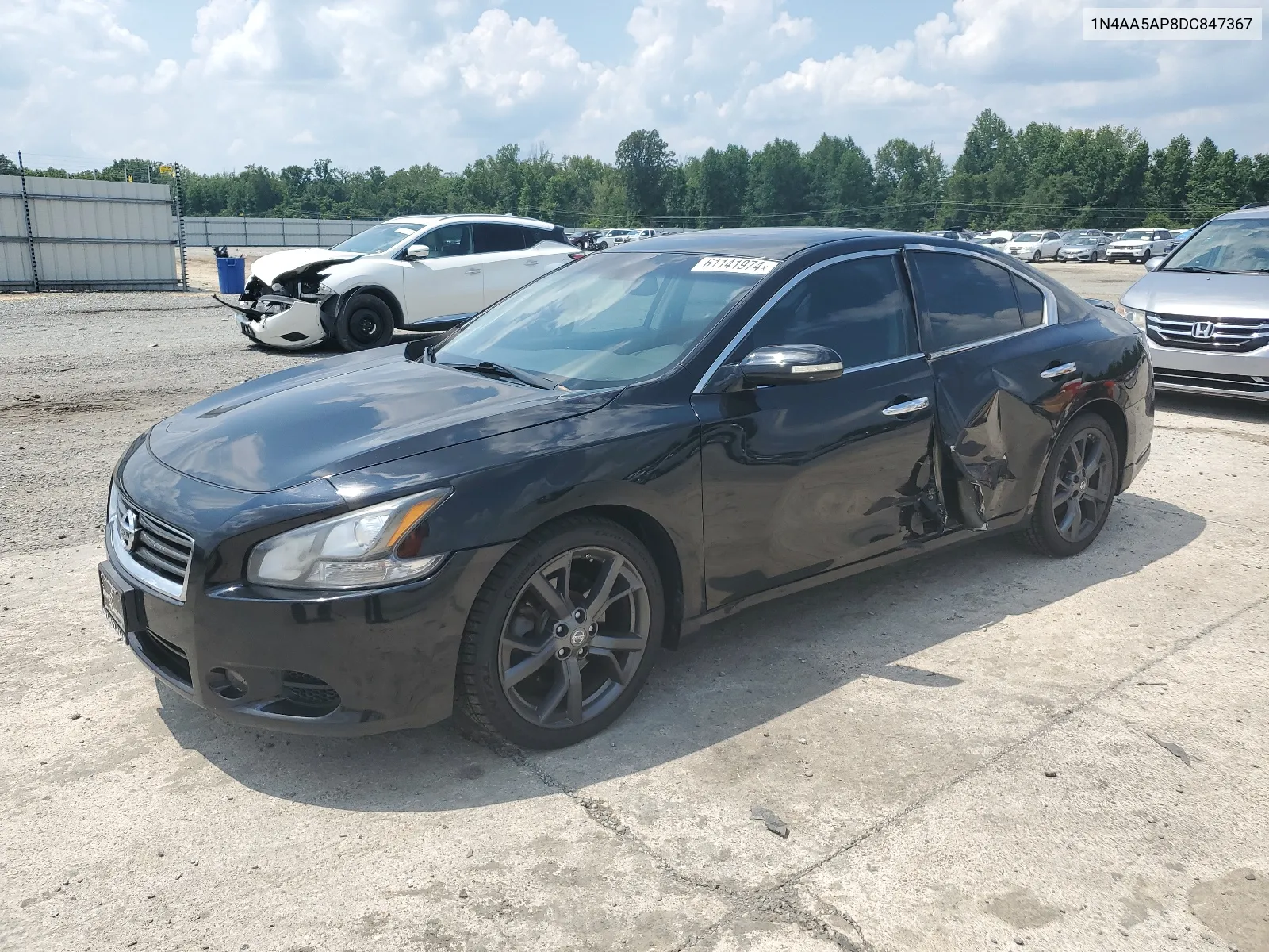 2013 Nissan Maxima S VIN: 1N4AA5AP8DC847367 Lot: 61141974