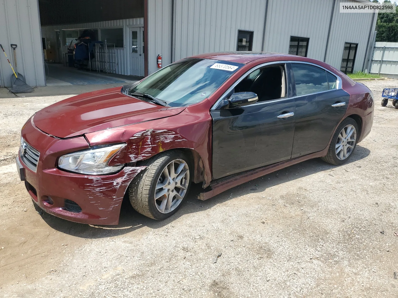 2013 Nissan Maxima S VIN: 1N4AA5AP1DC822598 Lot: 65370564