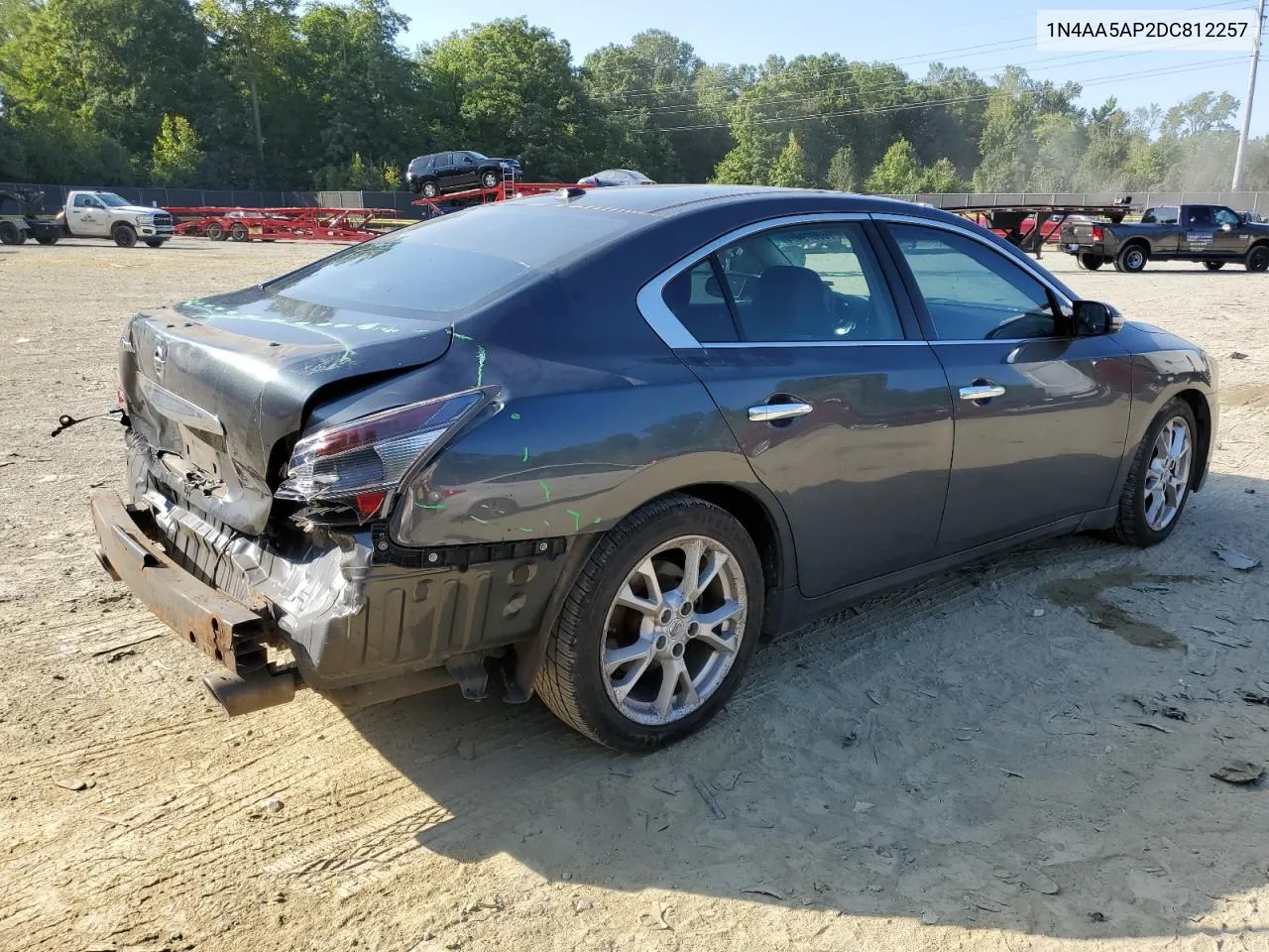 2013 Nissan Maxima S VIN: 1N4AA5AP2DC812257 Lot: 68079474