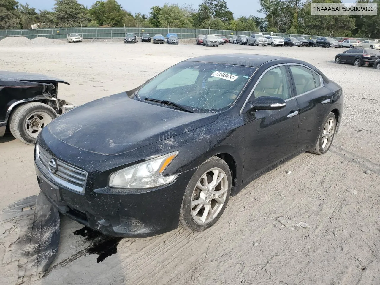 2013 Nissan Maxima S VIN: 1N4AA5AP5DC809000 Lot: 71243414