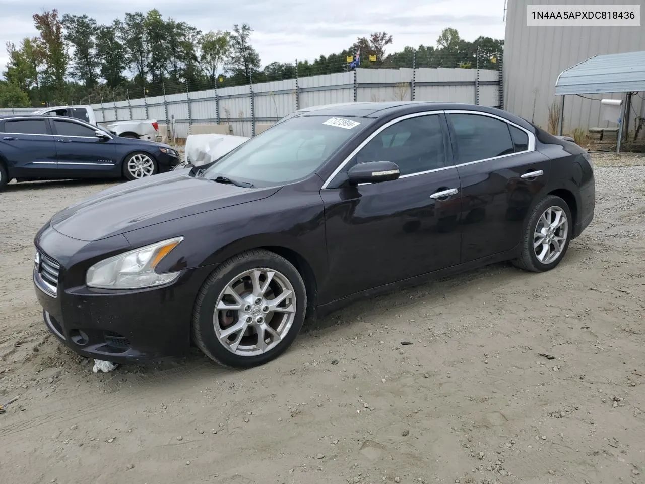 2013 Nissan Maxima S VIN: 1N4AA5APXDC818436 Lot: 71272694