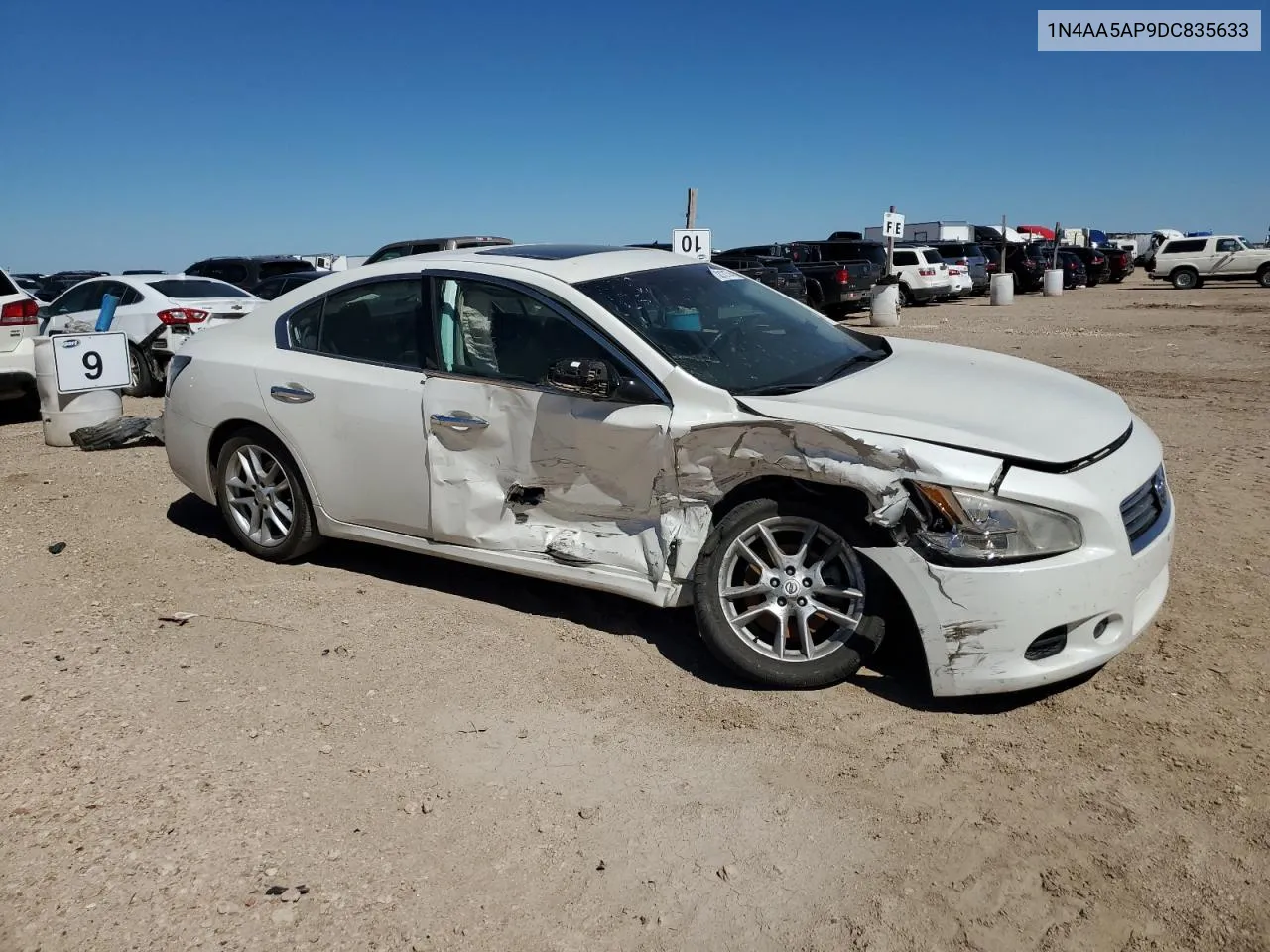 2013 Nissan Maxima S VIN: 1N4AA5AP9DC835633 Lot: 73212174