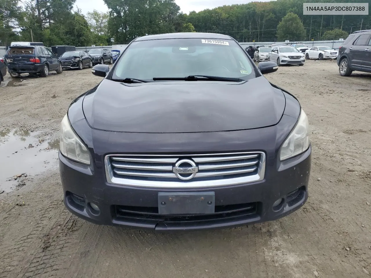 2013 Nissan Maxima S VIN: 1N4AA5AP3DC807388 Lot: 73615994