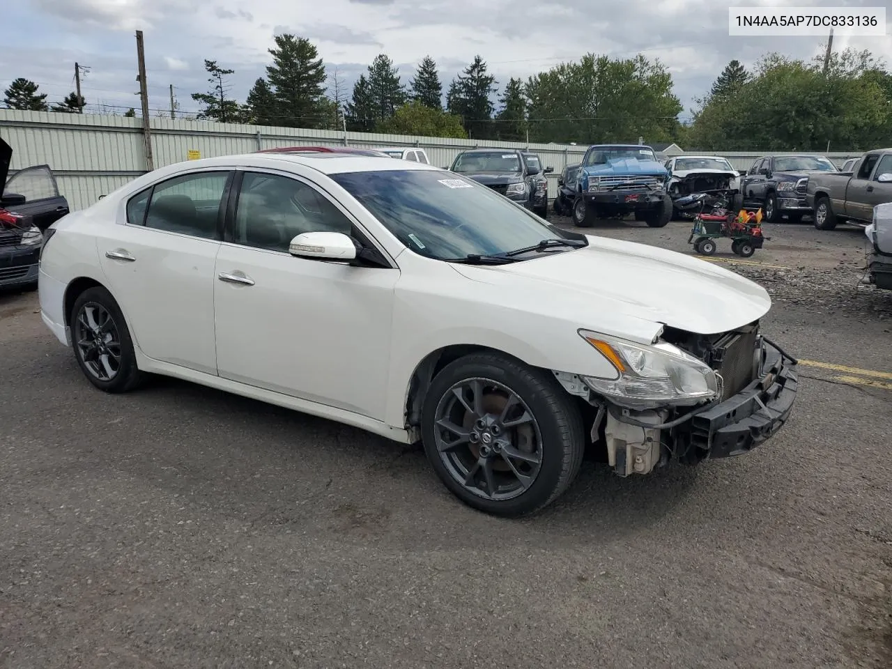 2013 Nissan Maxima S VIN: 1N4AA5AP7DC833136 Lot: 74030314