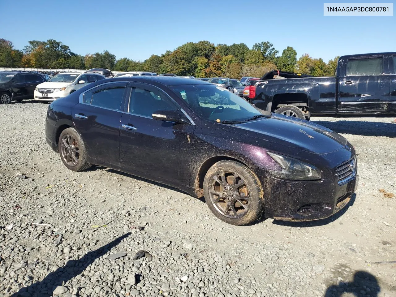 2013 Nissan Maxima S VIN: 1N4AA5AP3DC800781 Lot: 74905764