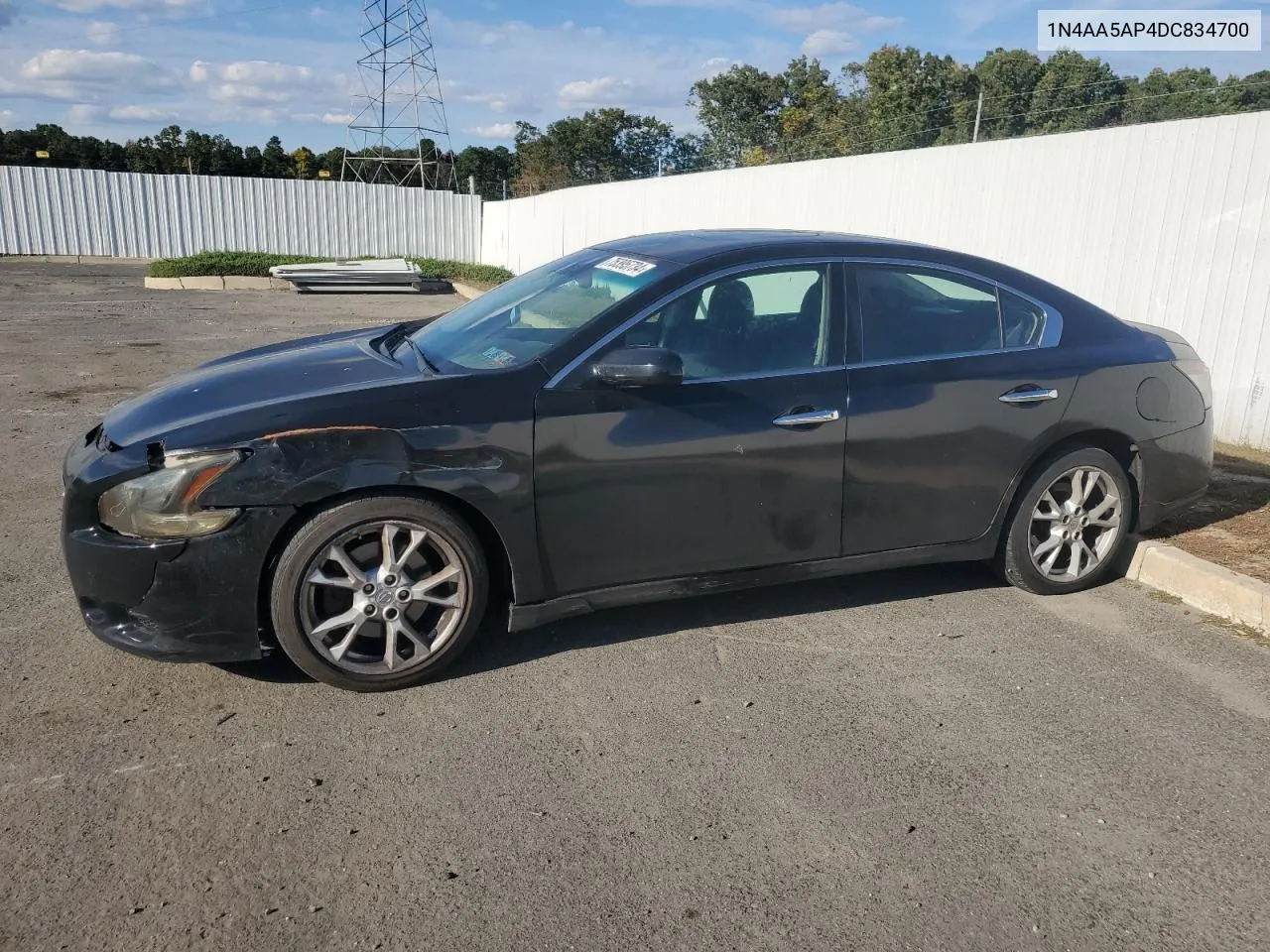 2013 Nissan Maxima S VIN: 1N4AA5AP4DC834700 Lot: 75395734