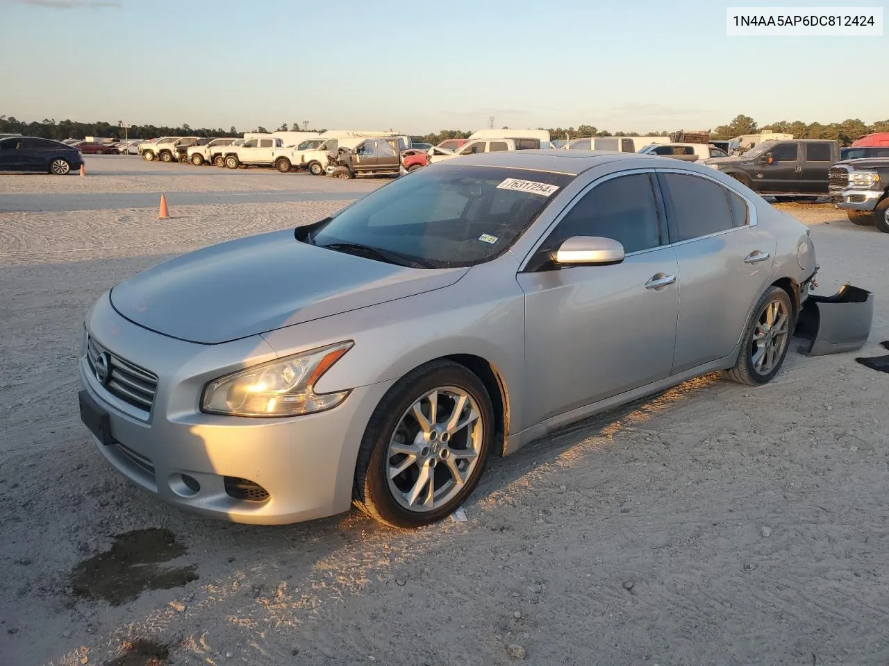 2013 Nissan Maxima S VIN: 1N4AA5AP6DC812424 Lot: 76317254