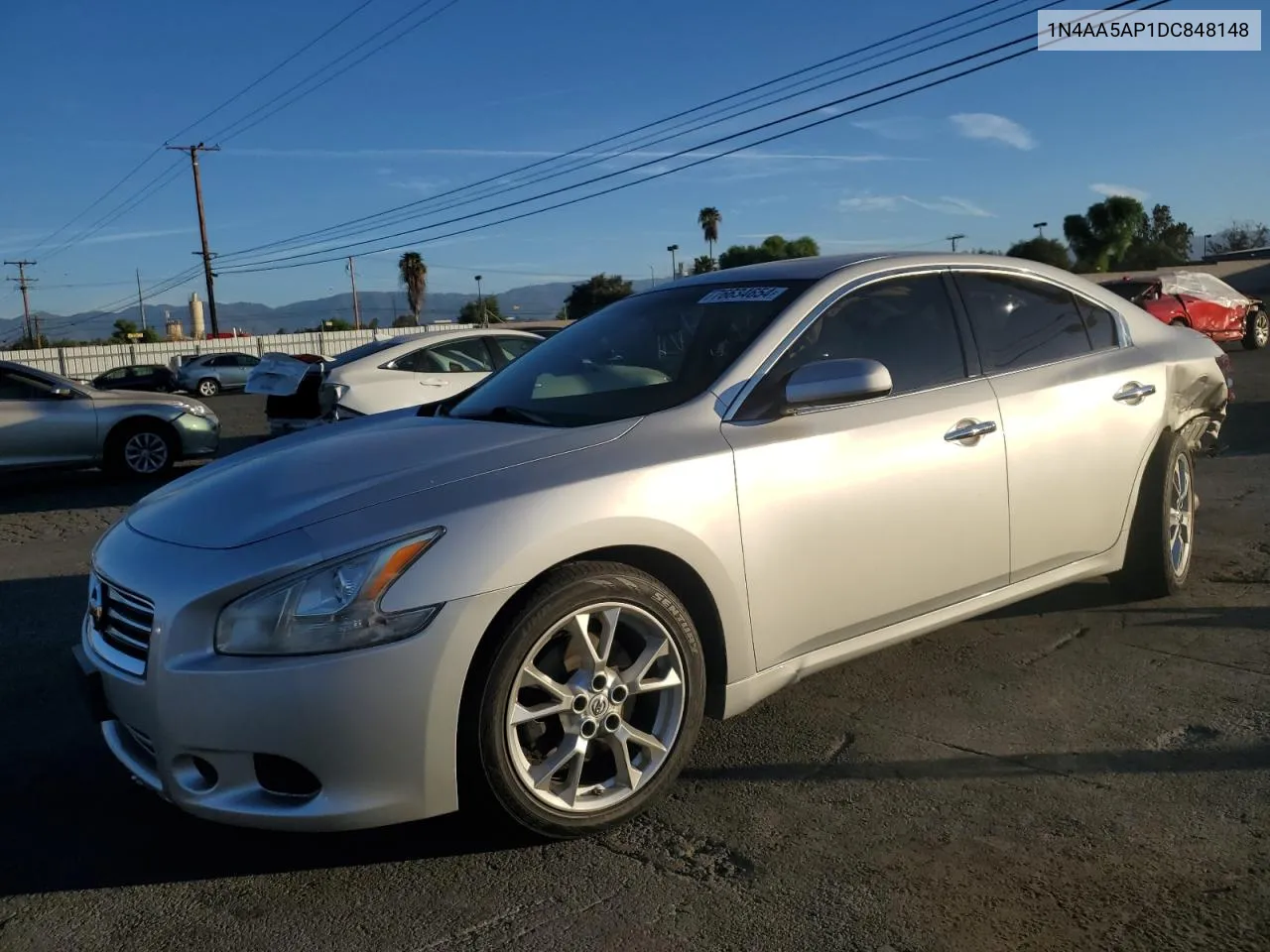 2013 Nissan Maxima S VIN: 1N4AA5AP1DC848148 Lot: 76634654