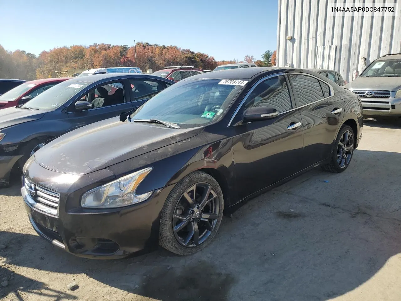 2013 Nissan Maxima S VIN: 1N4AA5AP0DC847752 Lot: 76789744