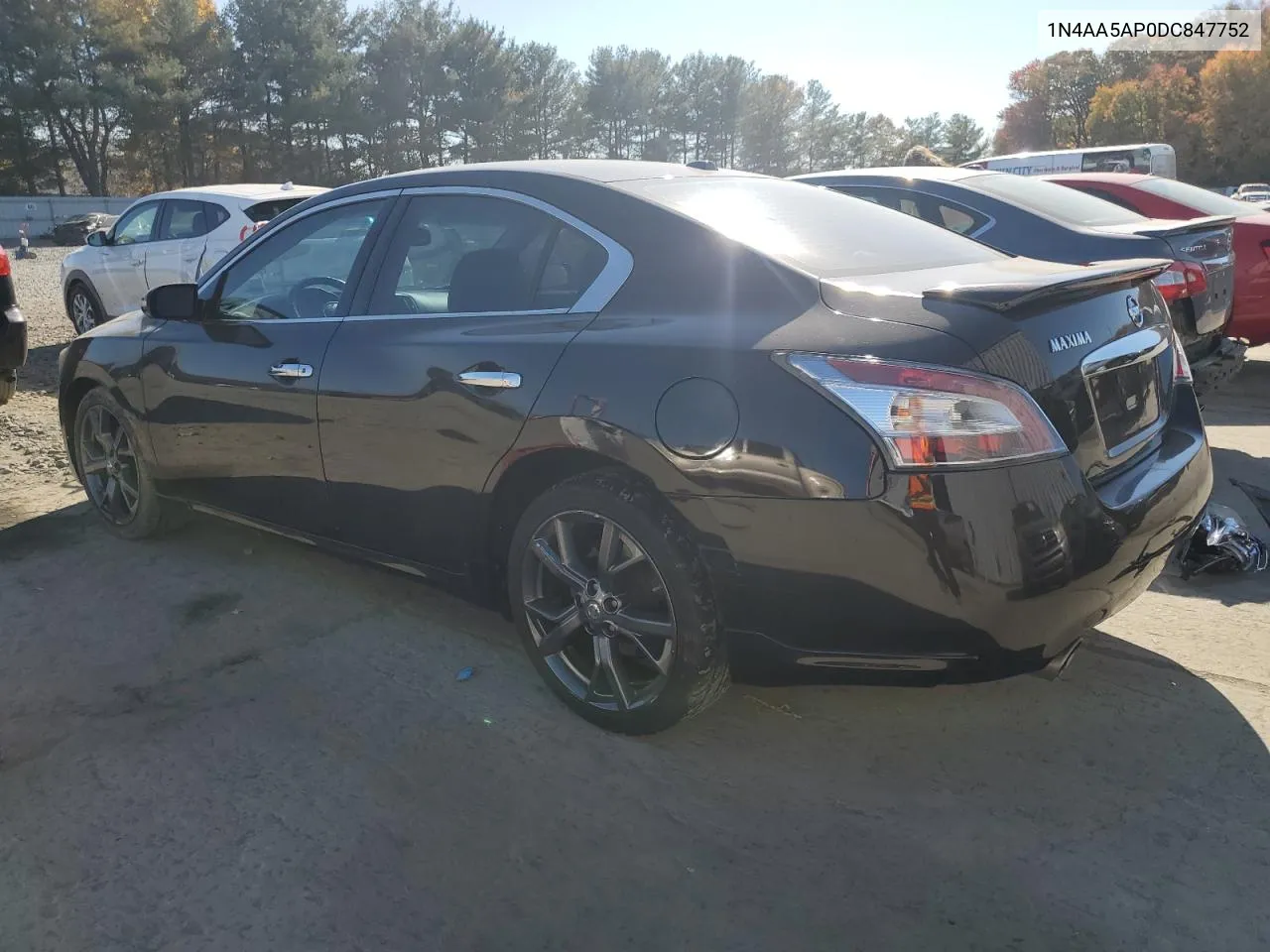 2013 Nissan Maxima S VIN: 1N4AA5AP0DC847752 Lot: 76789744