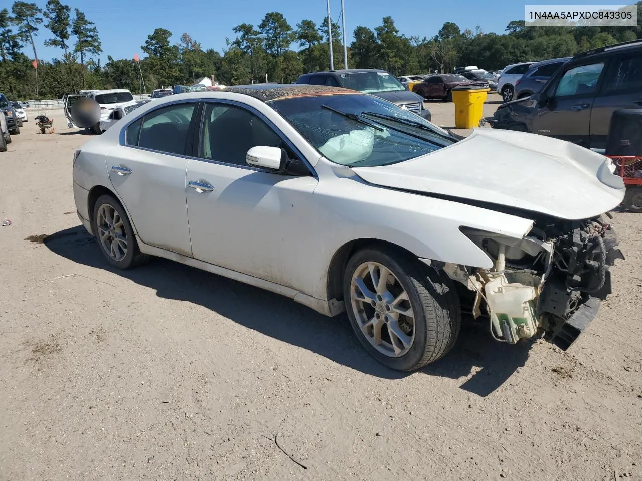 2013 Nissan Maxima S VIN: 1N4AA5APXDC843305 Lot: 76900574