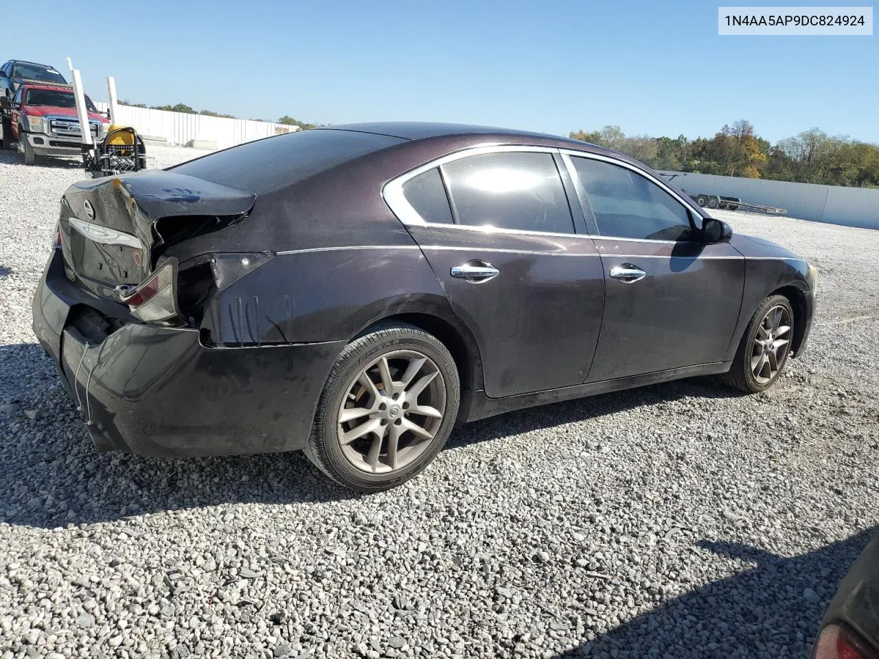 2013 Nissan Maxima S VIN: 1N4AA5AP9DC824924 Lot: 76987494