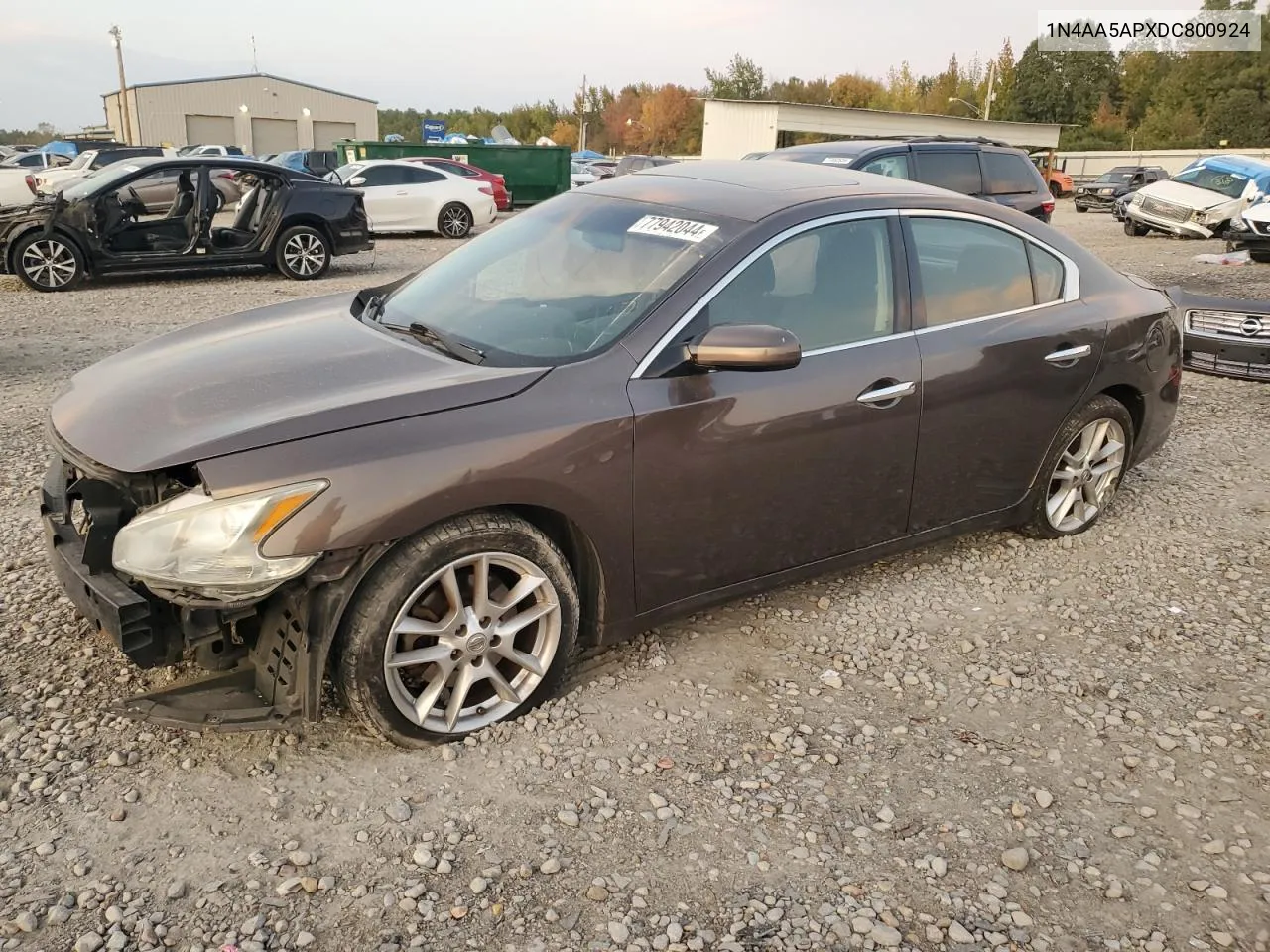 2013 Nissan Maxima S VIN: 1N4AA5APXDC800924 Lot: 77942044