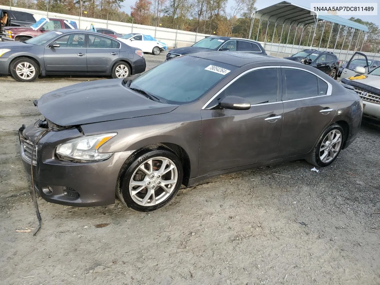 2013 Nissan Maxima S VIN: 1N4AA5AP7DC811489 Lot: 78054264