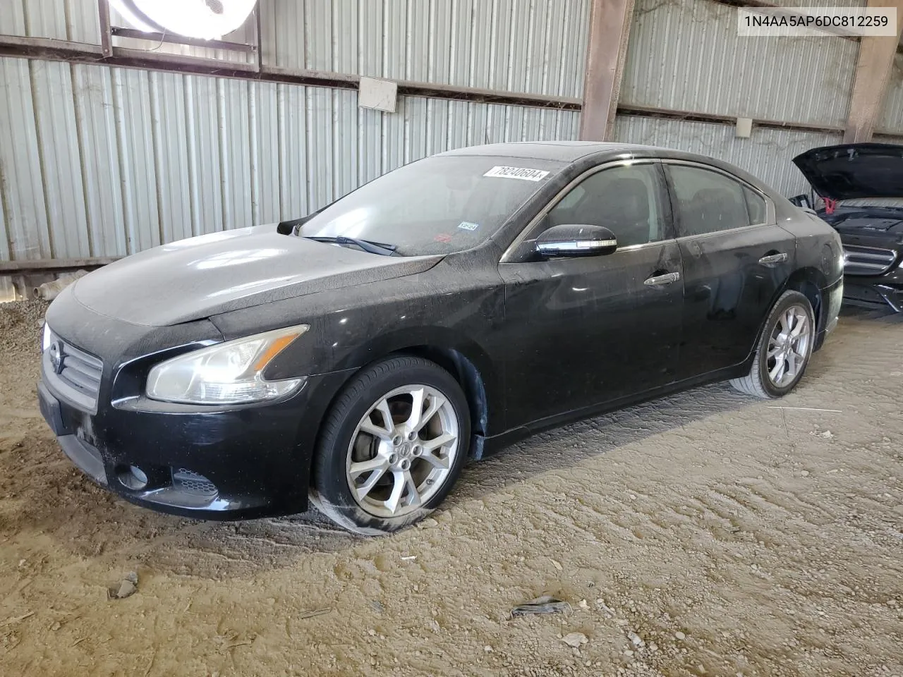 2013 Nissan Maxima S VIN: 1N4AA5AP6DC812259 Lot: 78240604