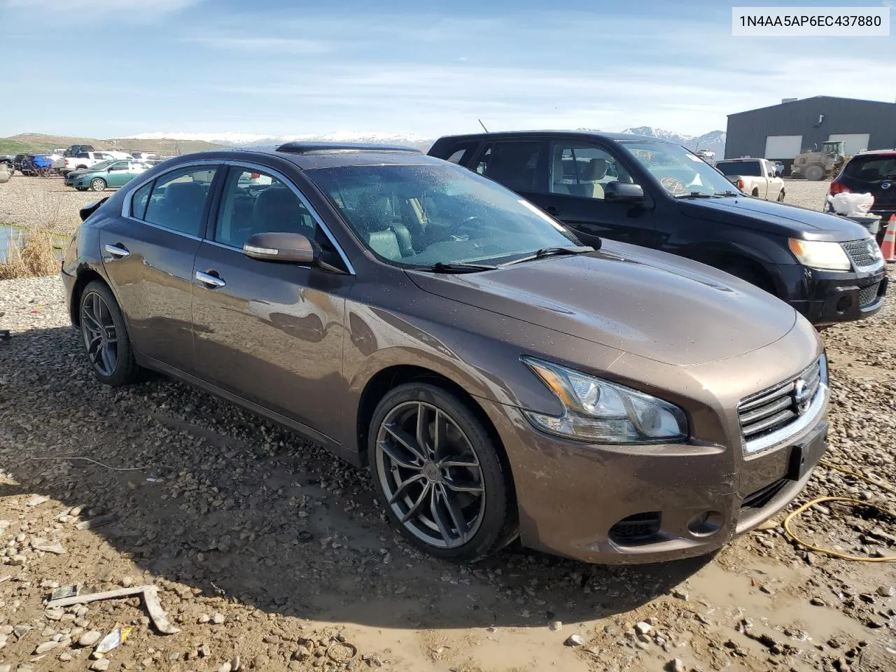 2014 Nissan Maxima S VIN: 1N4AA5AP6EC437880 Lot: 47870154