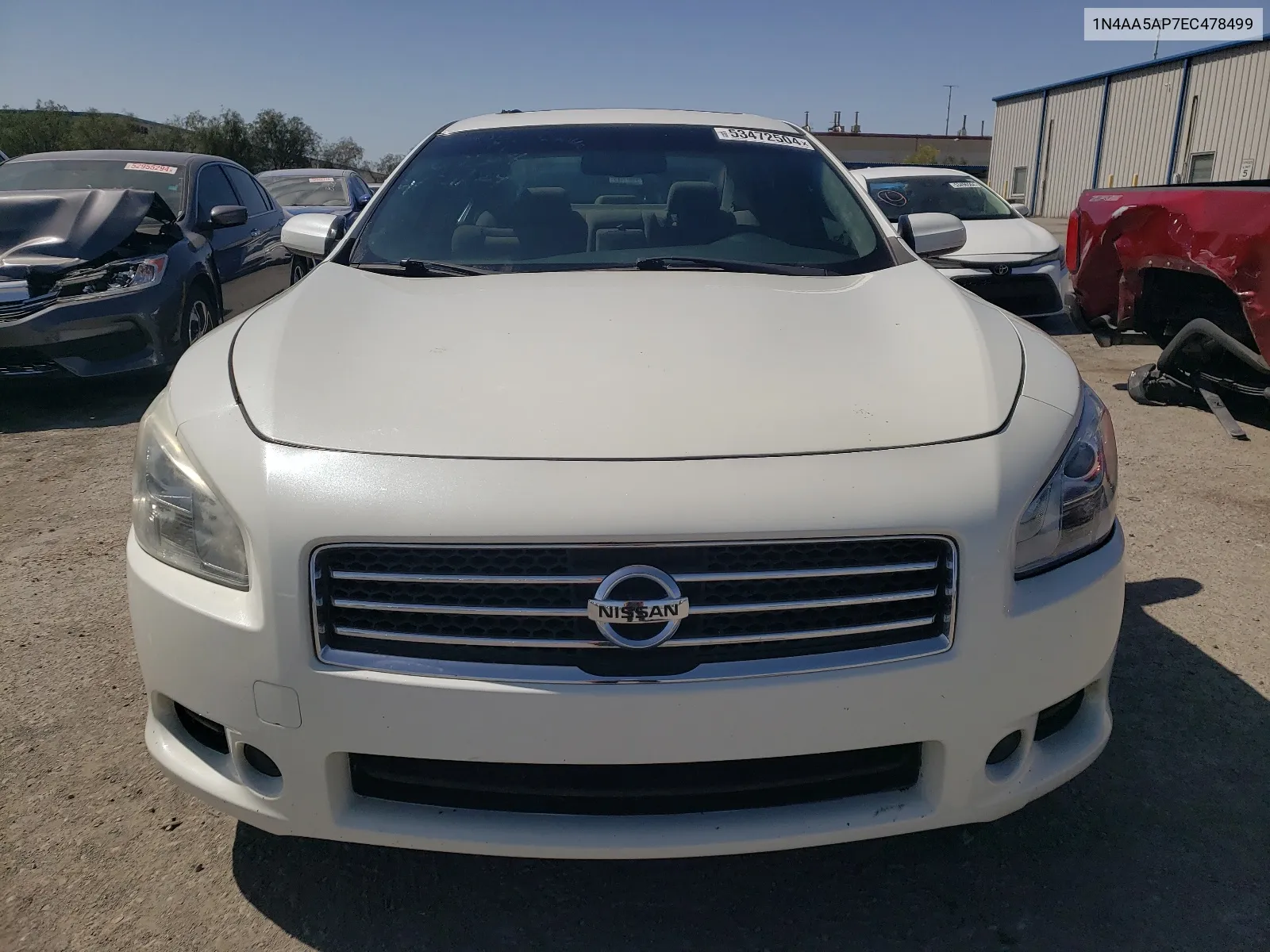 2014 Nissan Maxima S VIN: 1N4AA5AP7EC478499 Lot: 53472504