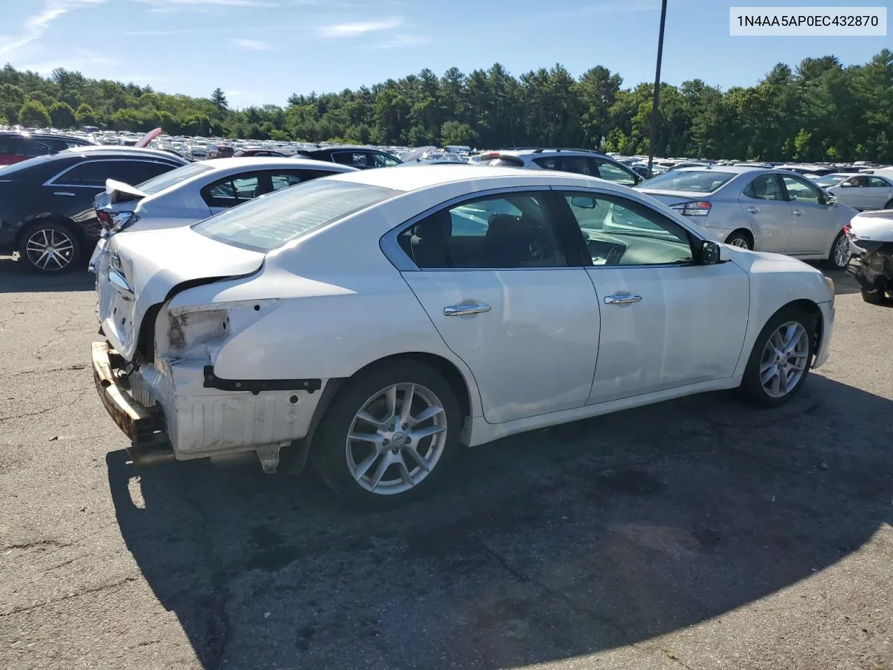 2014 Nissan Maxima S VIN: 1N4AA5AP0EC432870 Lot: 59761114