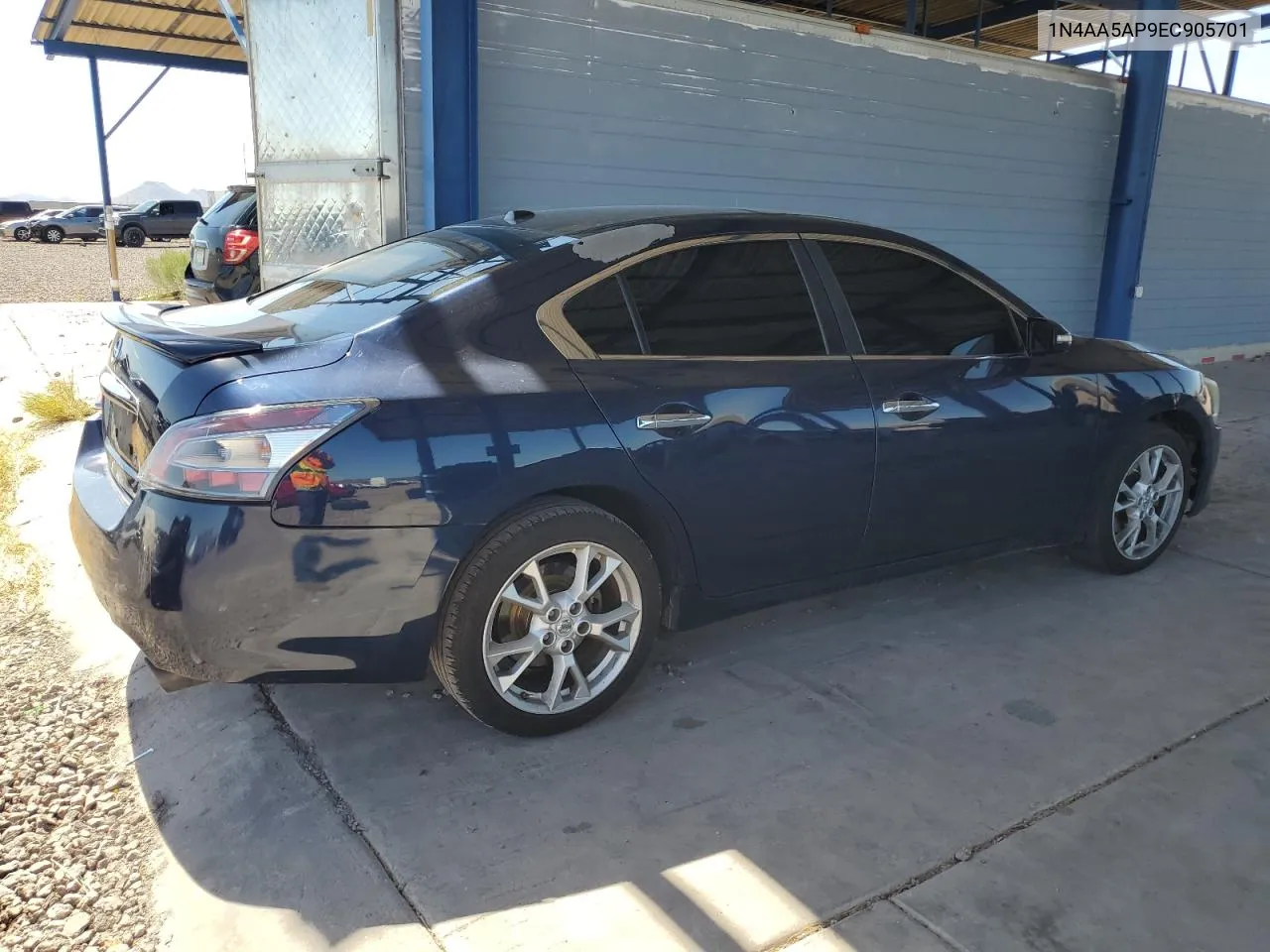 2014 Nissan Maxima S VIN: 1N4AA5AP9EC905701 Lot: 61350214