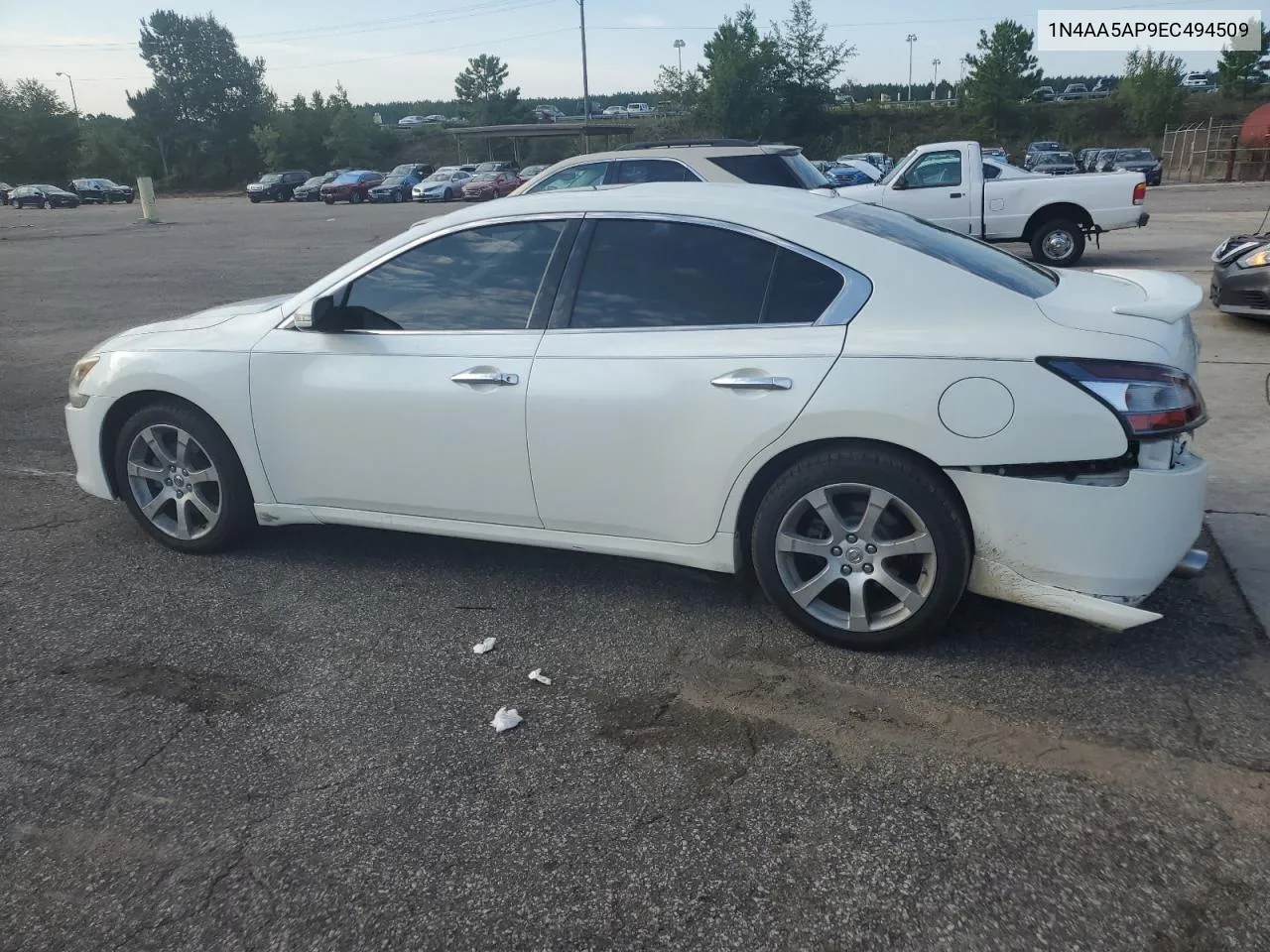 1N4AA5AP9EC494509 2014 Nissan Maxima S