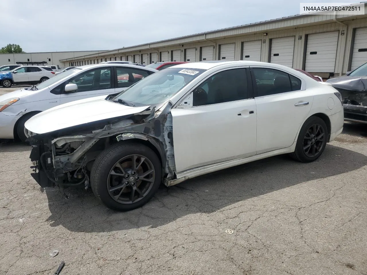 2014 Nissan Maxima S VIN: 1N4AA5AP7EC472511 Lot: 66943384