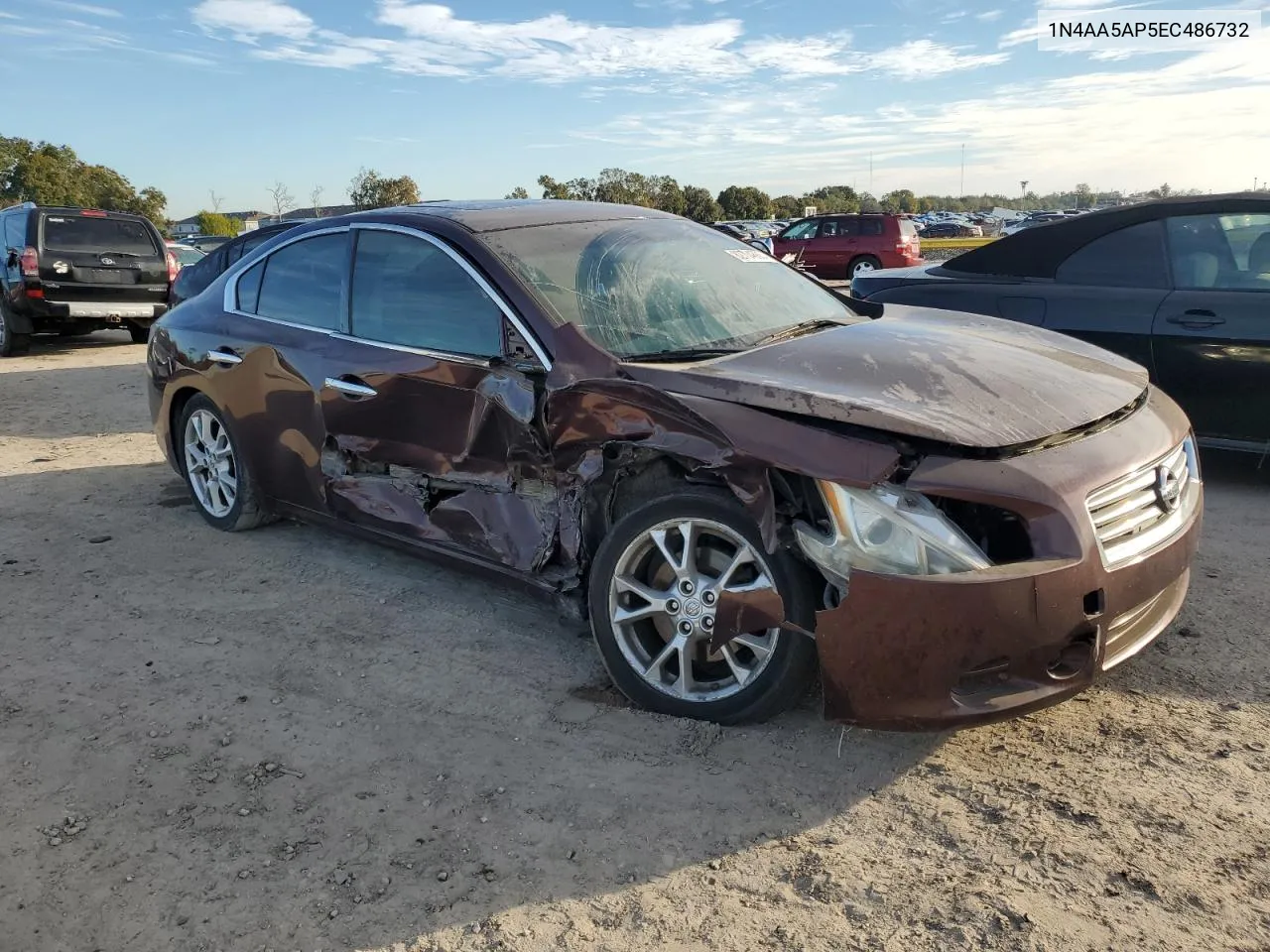 2014 Nissan Maxima S VIN: 1N4AA5AP5EC486732 Lot: 68554954