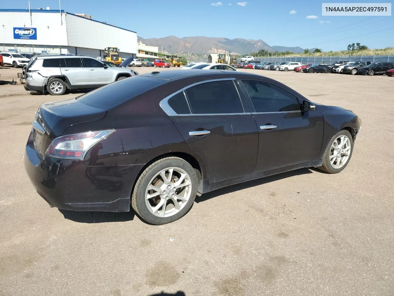 2014 Nissan Maxima S VIN: 1N4AA5AP2EC497591 Lot: 68832974