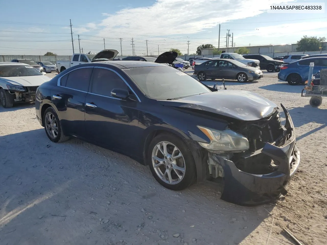 2014 Nissan Maxima S VIN: 1N4AA5AP8EC483338 Lot: 69185124