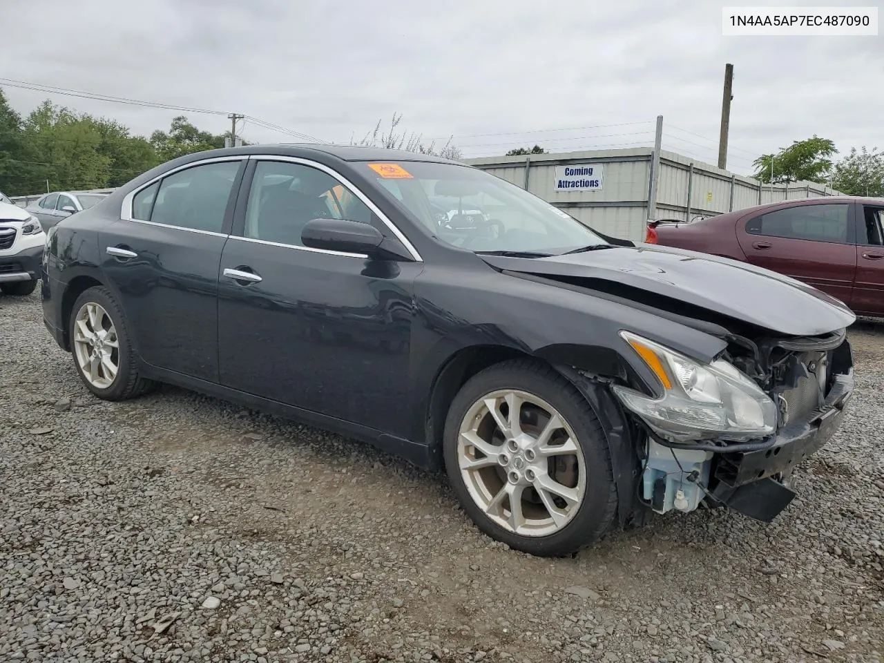 2014 Nissan Maxima S VIN: 1N4AA5AP7EC487090 Lot: 69275374