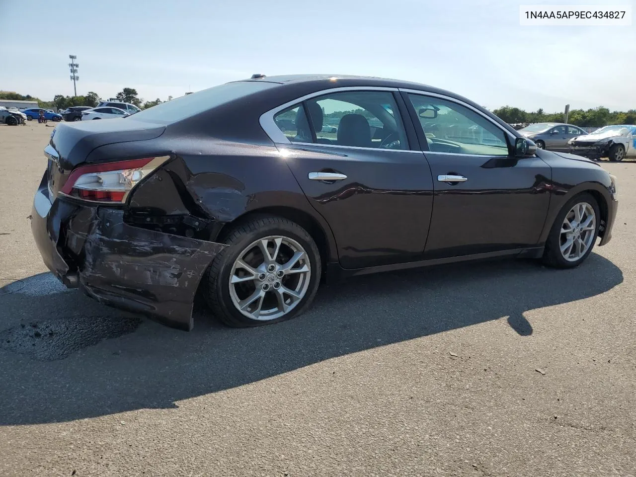 2014 Nissan Maxima S VIN: 1N4AA5AP9EC434827 Lot: 70168734