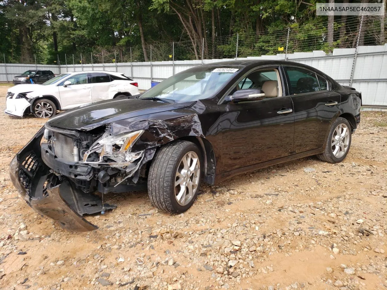 2014 Nissan Maxima S VIN: 1N4AA5AP5EC462057 Lot: 70262464