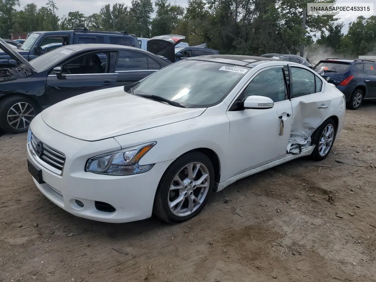 2014 Nissan Maxima S VIN: 1N4AA5AP0EC453315 Lot: 70683324