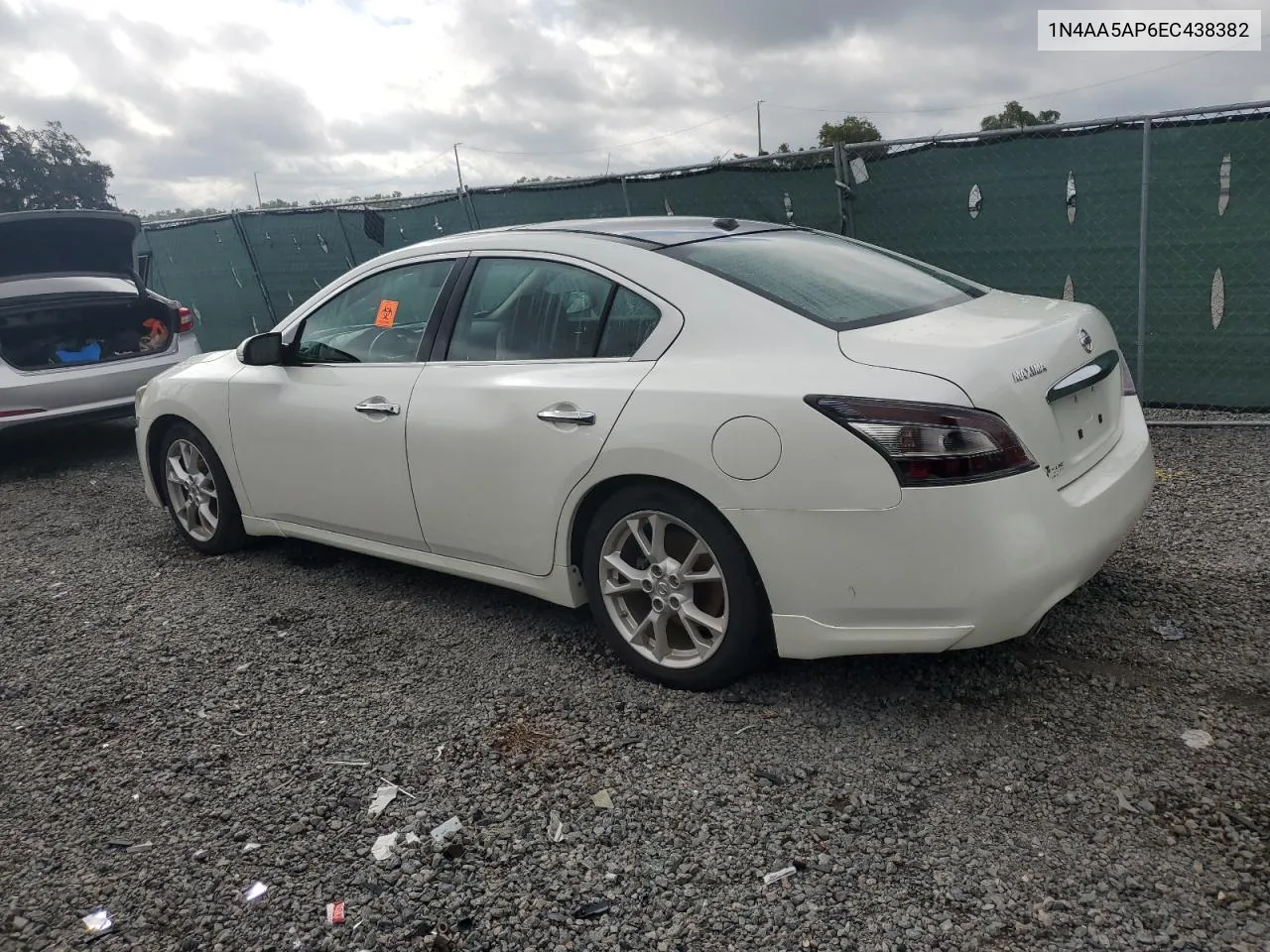 2014 Nissan Maxima S VIN: 1N4AA5AP6EC438382 Lot: 70929734