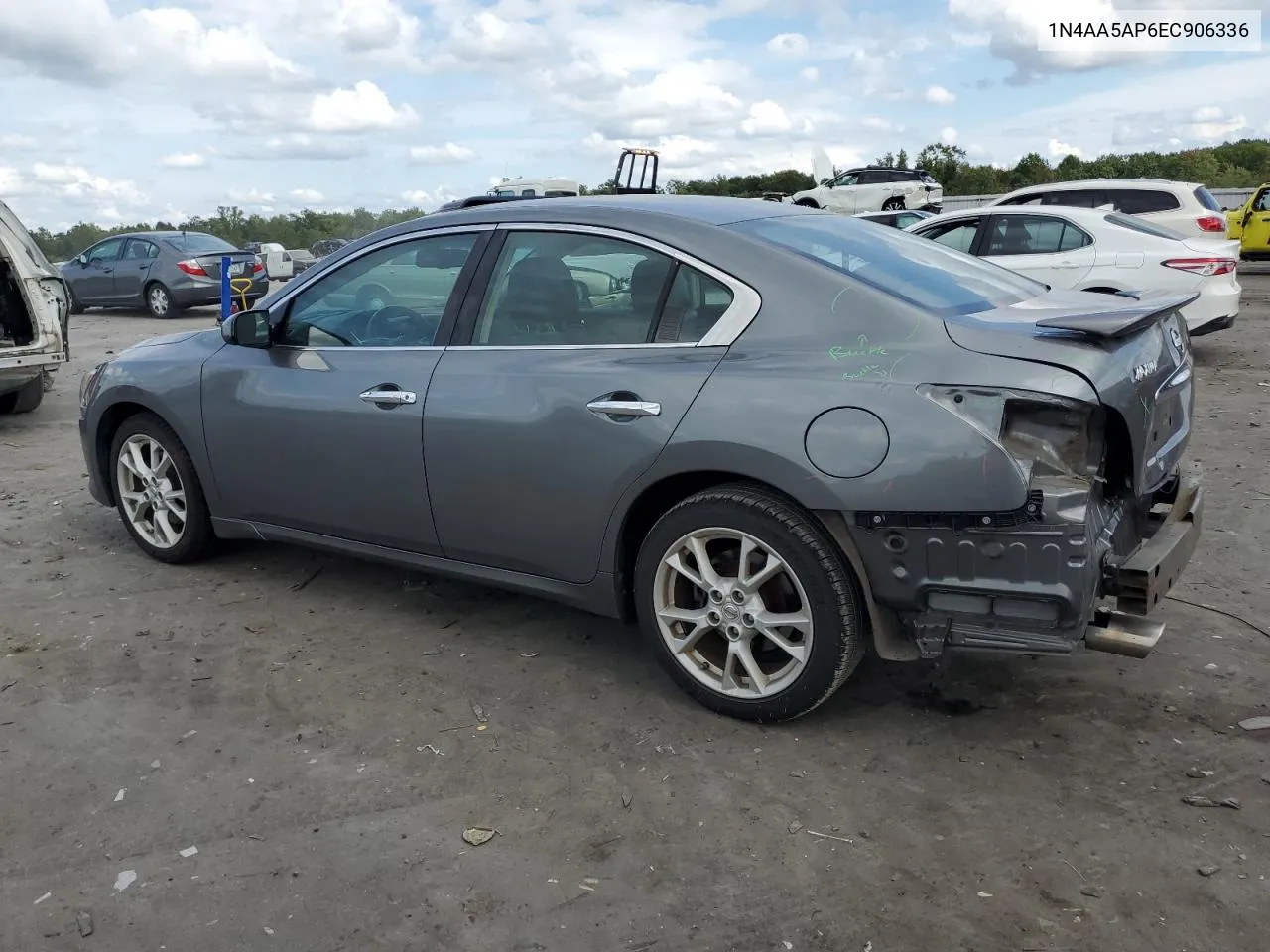 2014 Nissan Maxima S VIN: 1N4AA5AP6EC906336 Lot: 71038184