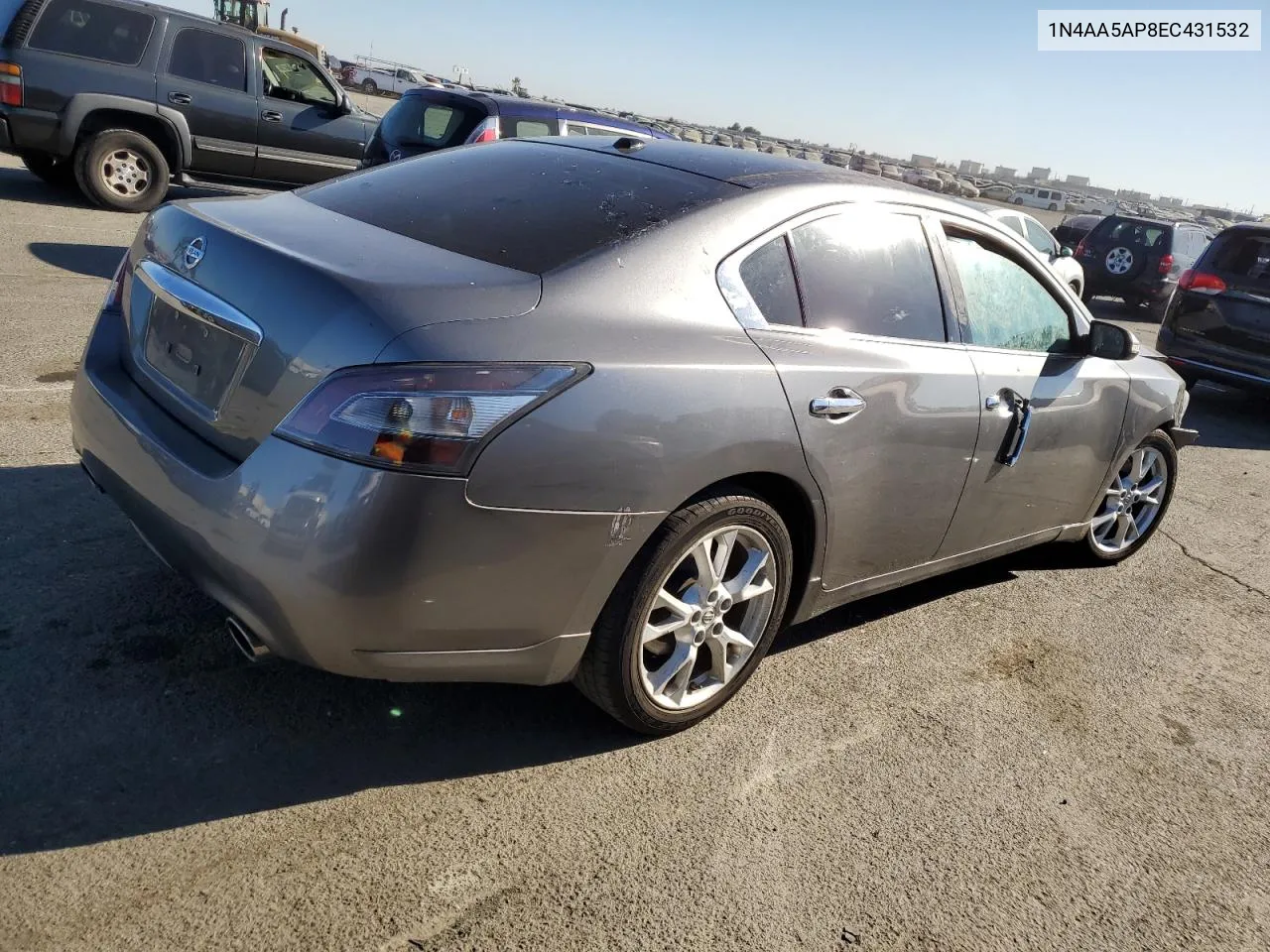 2014 Nissan Maxima S VIN: 1N4AA5AP8EC431532 Lot: 71299684