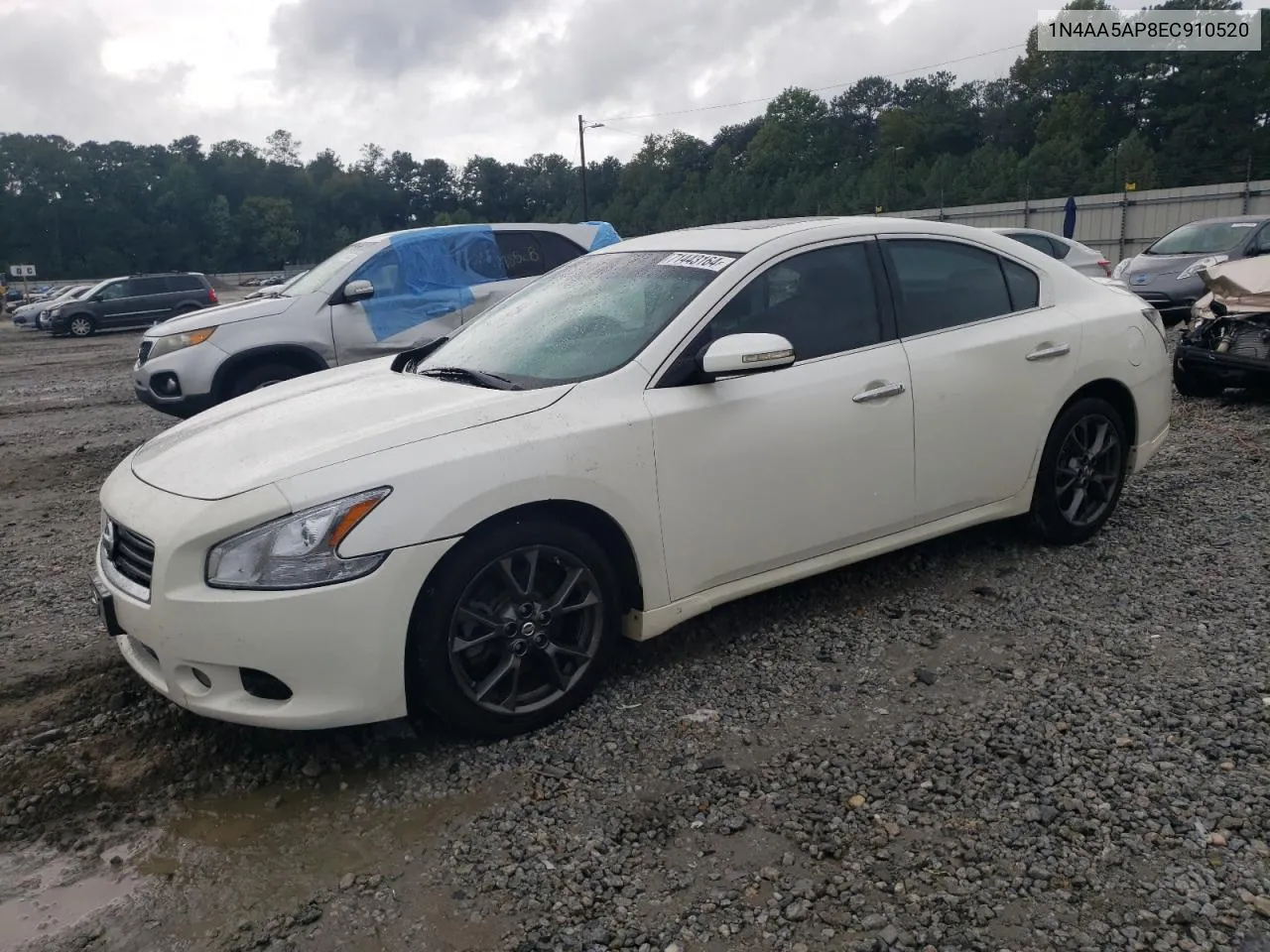 2014 Nissan Maxima S VIN: 1N4AA5AP8EC910520 Lot: 71443164