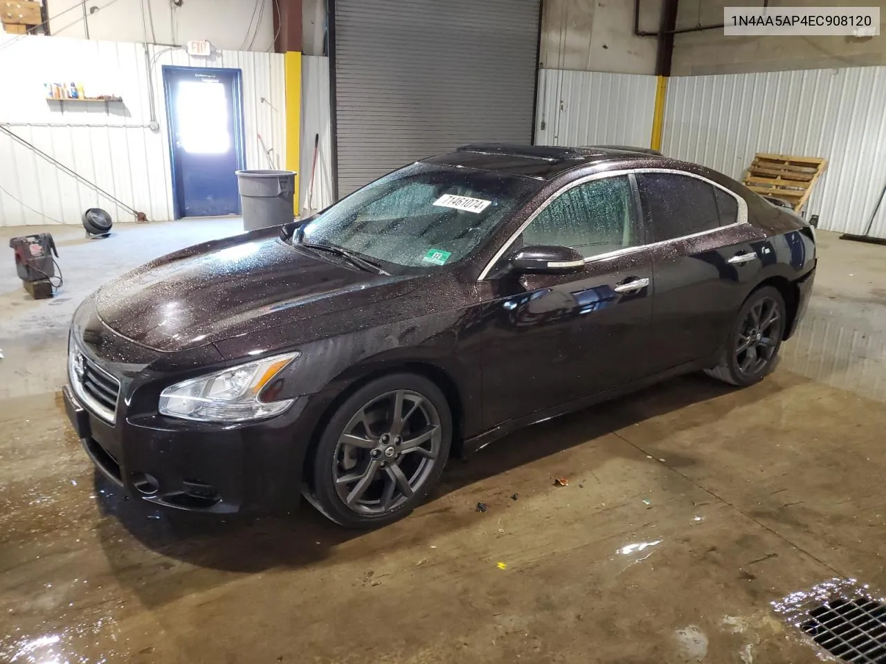 2014 Nissan Maxima S VIN: 1N4AA5AP4EC908120 Lot: 71461074