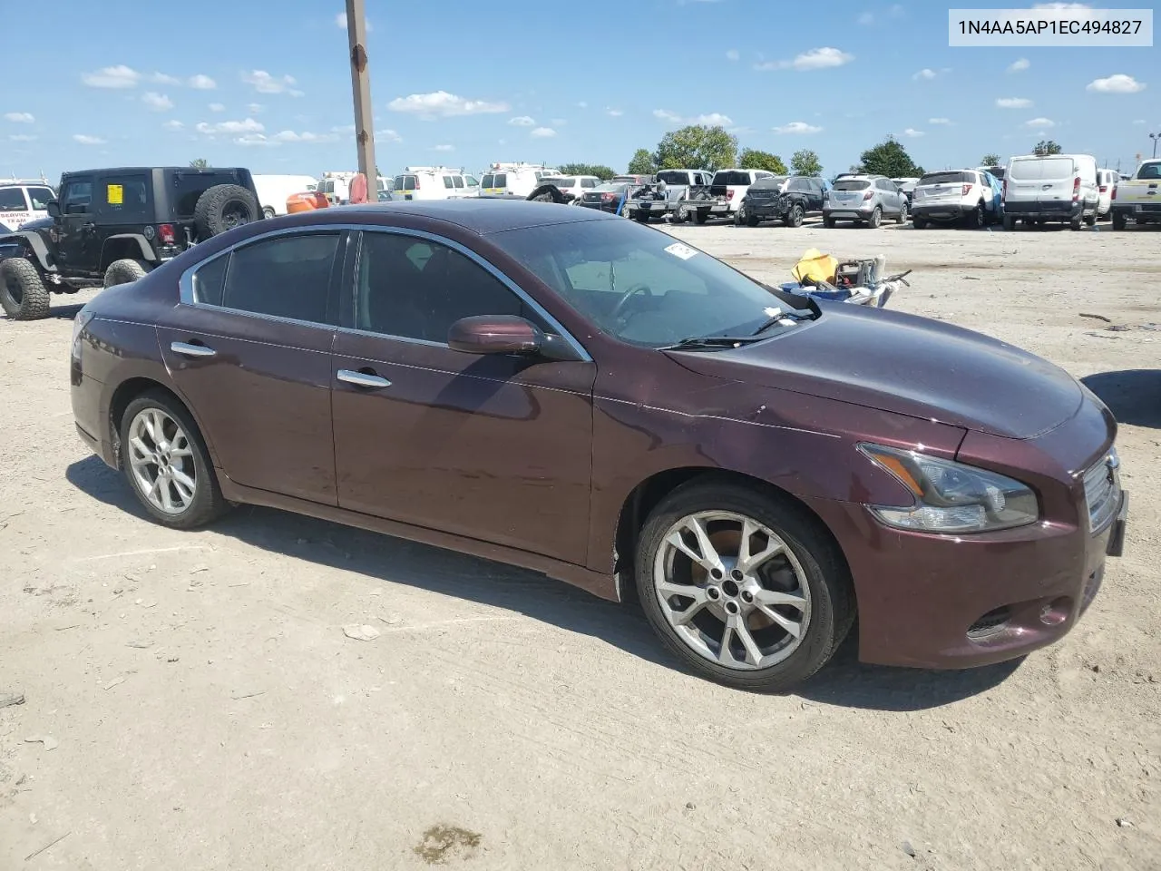 1N4AA5AP1EC494827 2014 Nissan Maxima S