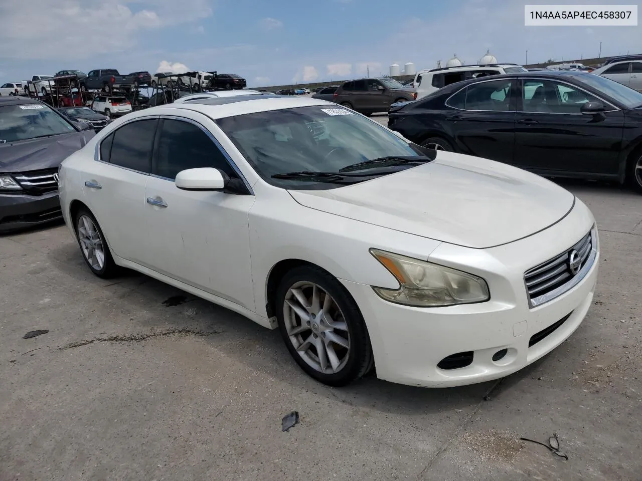 2014 Nissan Maxima S VIN: 1N4AA5AP4EC458307 Lot: 71831454