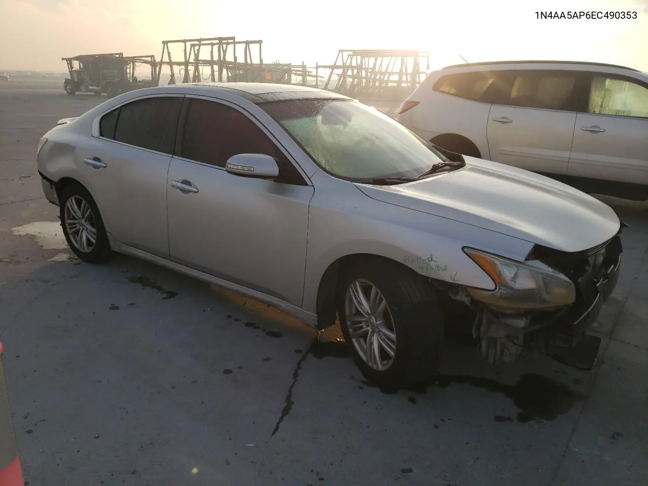 2014 Nissan Maxima S VIN: 1N4AA5AP6EC490353 Lot: 71993843