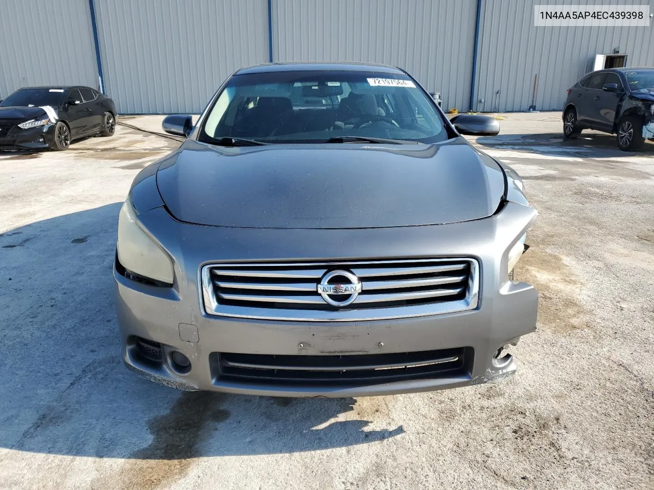 2014 Nissan Maxima S VIN: 1N4AA5AP4EC439398 Lot: 72197564