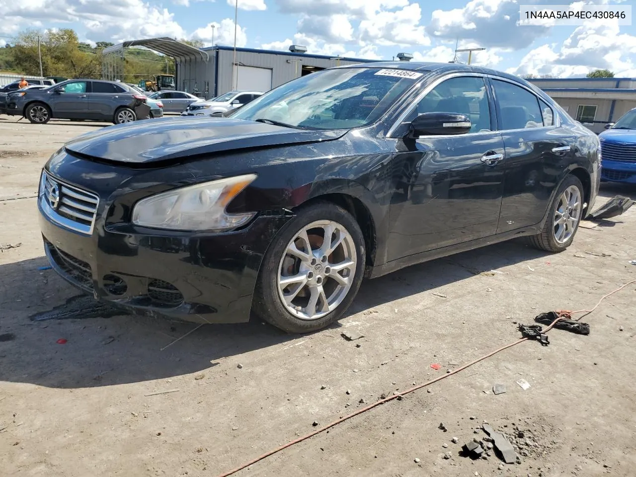 2014 Nissan Maxima S VIN: 1N4AA5AP4EC430846 Lot: 72214864