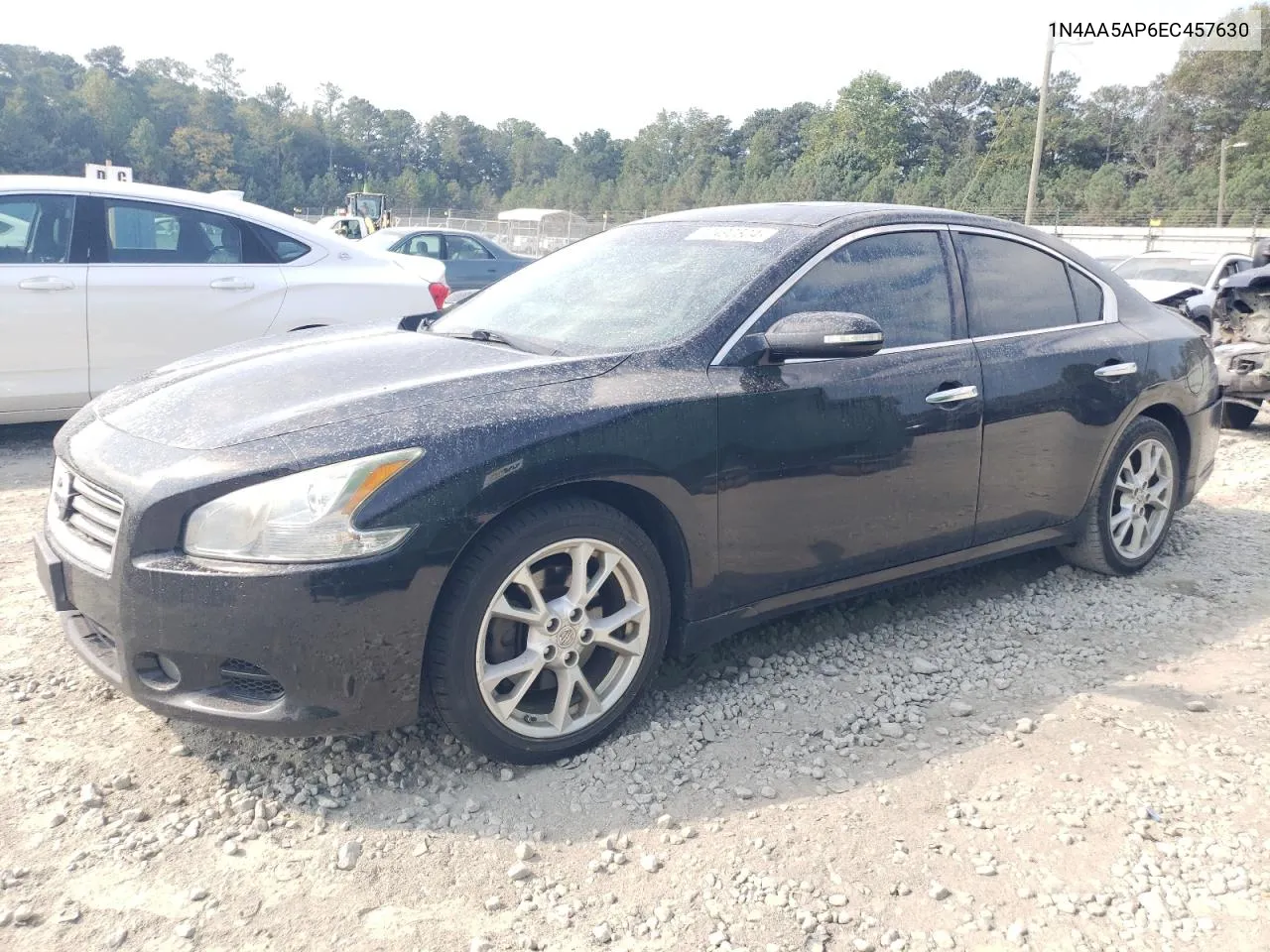 2014 Nissan Maxima S VIN: 1N4AA5AP6EC457630 Lot: 72492604