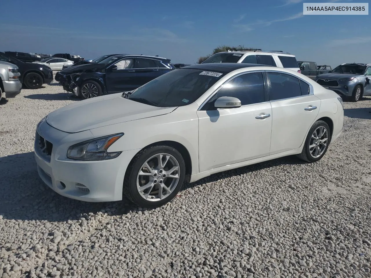 1N4AA5AP4EC914385 2014 Nissan Maxima S