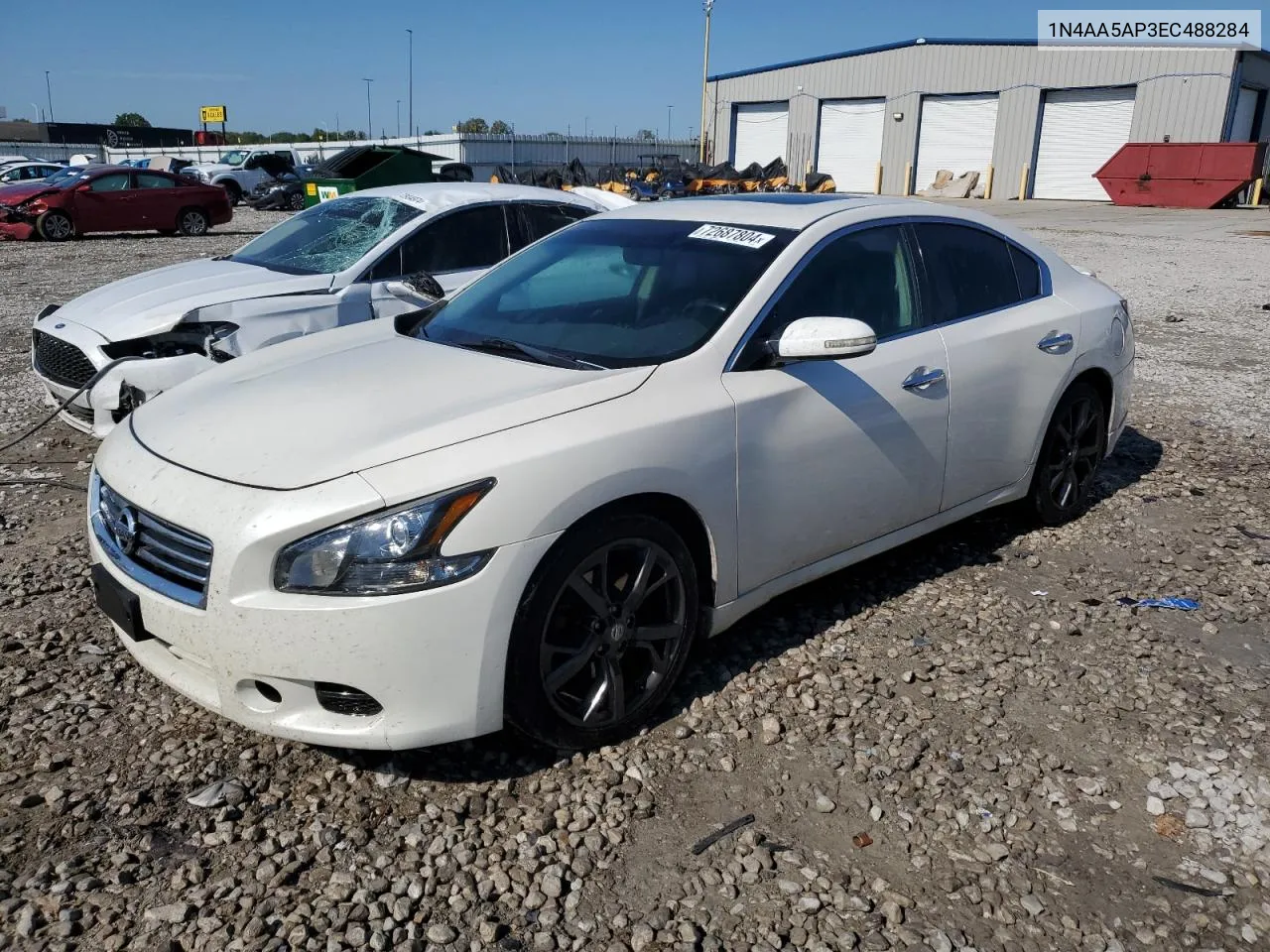 1N4AA5AP3EC488284 2014 Nissan Maxima S