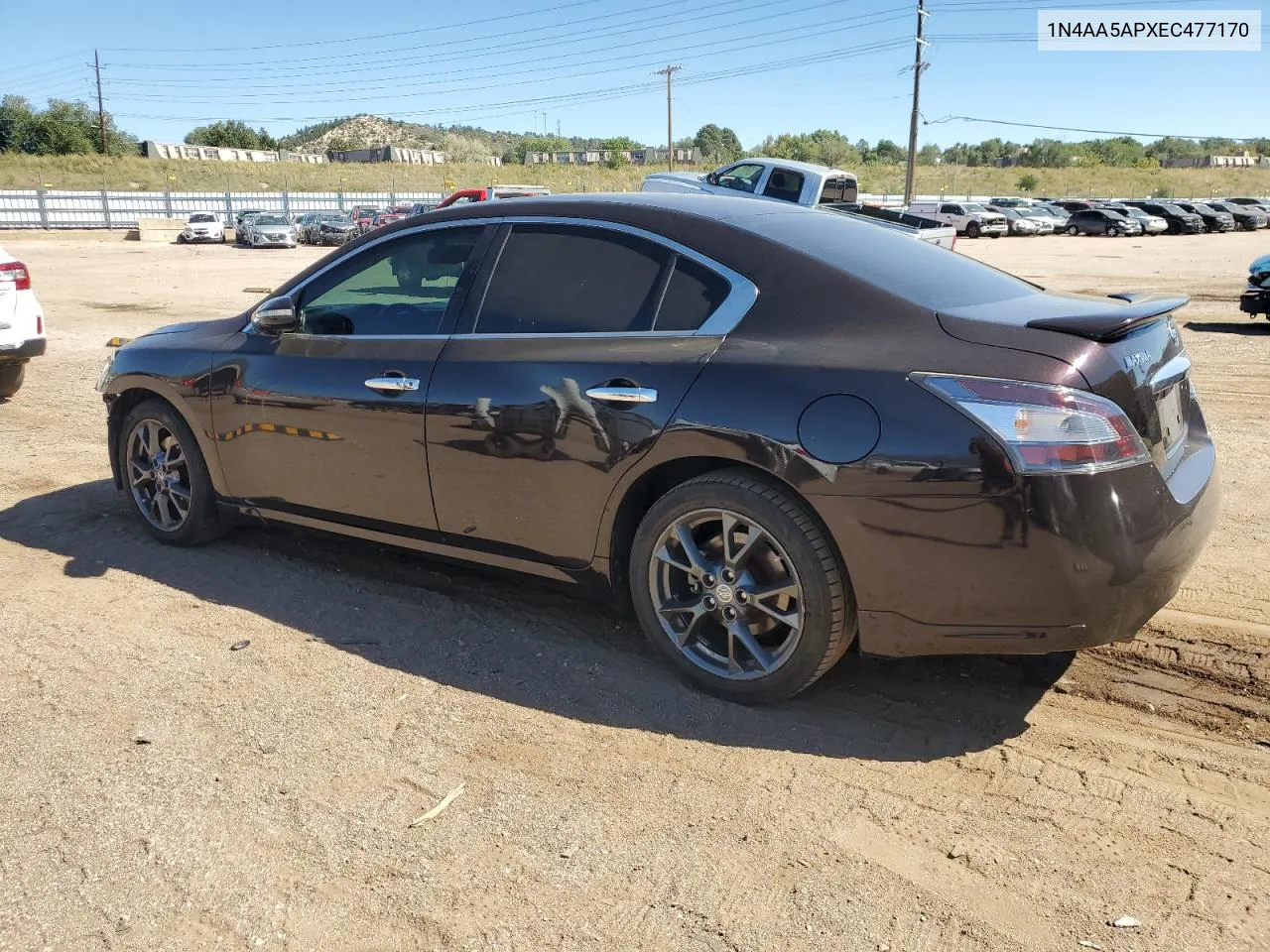 2014 Nissan Maxima S VIN: 1N4AA5APXEC477170 Lot: 72735724