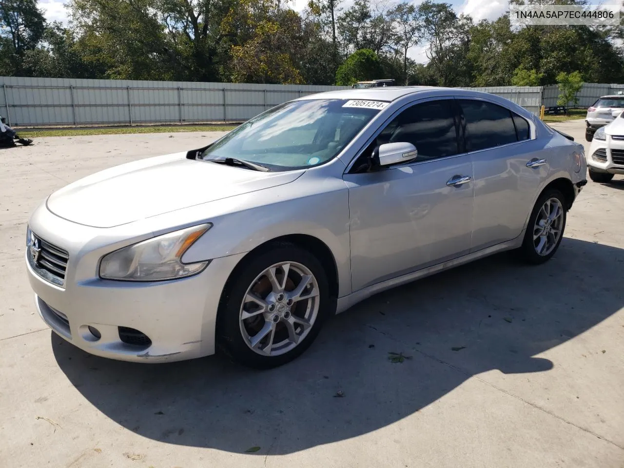 2014 Nissan Maxima S VIN: 1N4AA5AP7EC444806 Lot: 73051274