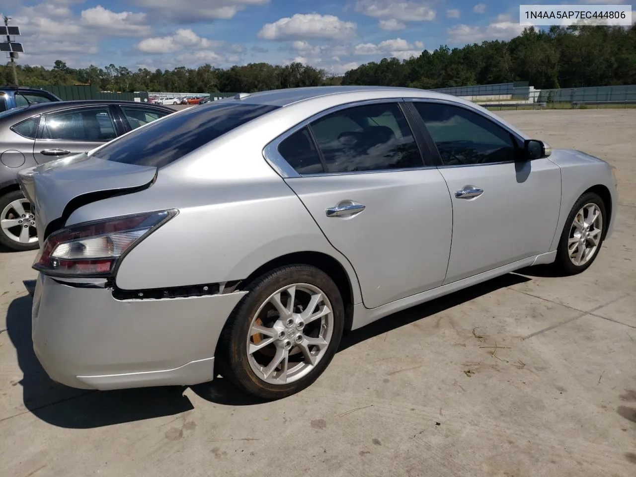 2014 Nissan Maxima S VIN: 1N4AA5AP7EC444806 Lot: 73051274